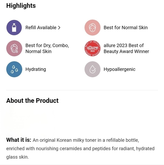 $2 If Bundled - LANEIGE Cream Skin Toner & Moisturizer - Picture 8 of 13